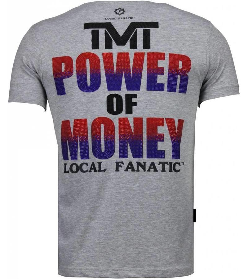 Local Fanatic Mayweather Champion - T Shirt Herr - 4780G - Grå
