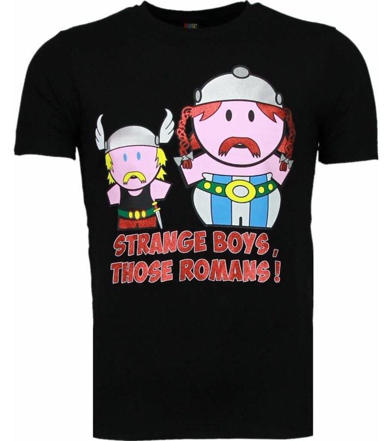 Local Fanatic Romans Billiga Sommarkläder - Man T Shirt - 51009Z - Svart