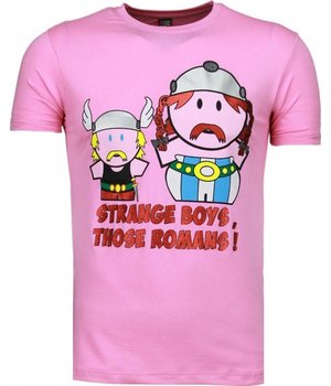 Local Fanatic Romans Billiga Sommarkläder - T Shirt Herr - Ros