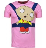 Local Fanatic Baby Stewie - Herr T Shirt - 1138R - Ros