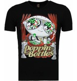 Local Fanatic Poppin Stewie - T-shirt - Zwart Local Fanatic Poppin Stewie - T-shirt - Zwart