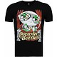 Poppin Stewie - T-shirt - Zwart