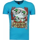 Mascherano Poppin Stewie - Man T Shirt - 1498B - Blå