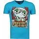 Poppin Stewie - Man T Shirt - 1498B - Blå