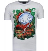 Local Fanatic Rich Stewie Money World - Herr T Shirt - 2005W - Vit