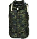 Yole Camouflage Body Warmer - Mäns Kroppsvärmare - FM-2851 - Grön