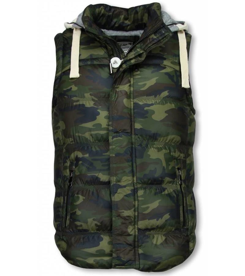 Yole Camouflage Body Warmer - Mäns Kroppsvärmare - FM-2851 - Grön