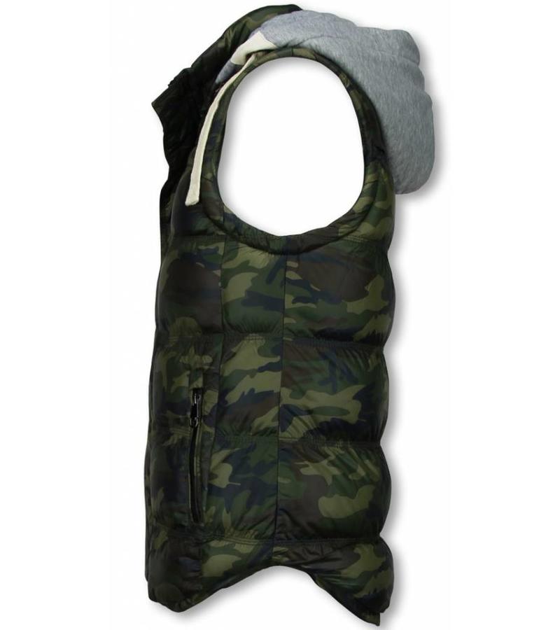 Yole Camouflage Body Warmer - Mäns Kroppsvärmare - FM-2851 - Grön