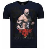 Local Fanatic The Rock - Strass T Shirt Herren - Marine