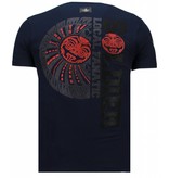 Local Fanatic The Rock - Strass T Shirt Herren - Marine