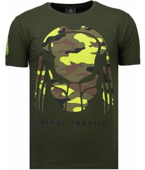 Local Fanatic Predator - Strass T Shirt Herren - Grün