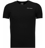 Local Fanatic Exklusiv V Neck - T-Shirt Herren - Schwarz