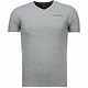 Exklusiv V Neck - T-Shirt Herren - Grau