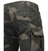 Bread & Buttons Kurze Hosen Herren - Camouflage Shorts Army - Grün