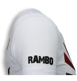 Local Fanatic Rambo Shine - Strass T Shirt Herren - Weiß Local Fanatic Rambo Shine - Strass T Shirt Herren - Weiß