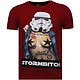Stormbitch - Strass T Shirt Herren - Bordeaux