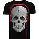 Skull Bring The Beat - Strass T Shirt Herren - Schwarz