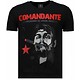 Che Guevara Comandante - Strass T Shirt Herren - Schwarz
