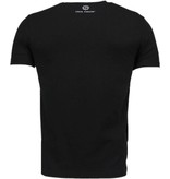 Local Fanatic El Padrino - Digital Strass T Shirt Herren - Schwarz