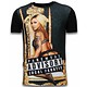 Parental Advisory LF - Digital Strass T Shirt Herren - Schwarz