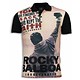 Rocky Balboa The Movie - Digital Strass Polohemd Herren - Schwarz