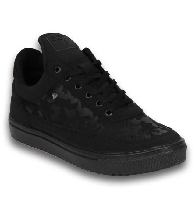 Cash Money Sneakers - Schuhe Tarnung Seite Herren - Schwarz