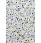 Gentile Bellini ItaliItalianische Hemden - Slim Fit - Blouse Drawn Flower Pattern - Beige