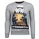 Stormbitch - Strass Sweater - Grau