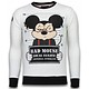 Bad Mouse - Strass Sweater - Weiß