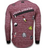 Local Fanatic Longfit Embriordry - Sweater Patches - Elite Crew - Bordeaux