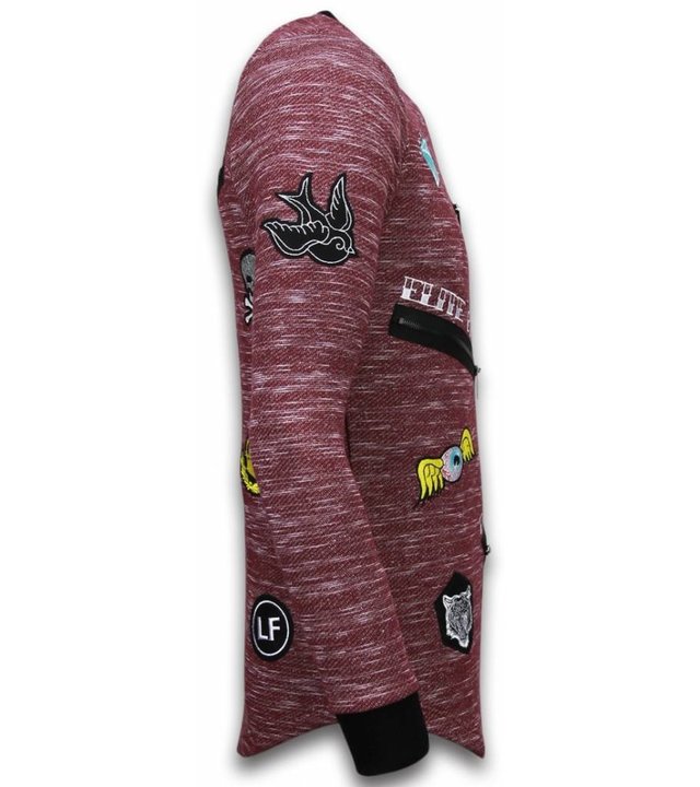 Local Fanatic Longfit Embriordry - Sweater Patches - Elite Crew - Bordeaux