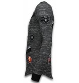 Local Fanatic Longfit Embriordry - Sweater Patches - Elite Crew - Grau Local Fanatic Longfit Embriordry - Sweater Patches - Elite Crew - Grau