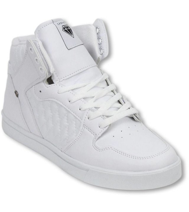 Cash Money Sneakers - Schuhe Hoch Herren - Jailor Weiß Matt