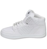 Cash Money Sneakers - Schuhe Hoch Herren - Jailor Weiß Matt