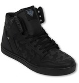 Cash Money Sneakers - Schuhe Hoch Herren - Army Voll Schwarz