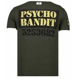 Local Fanatic Bad Dog - Strass T-shirt - Grün