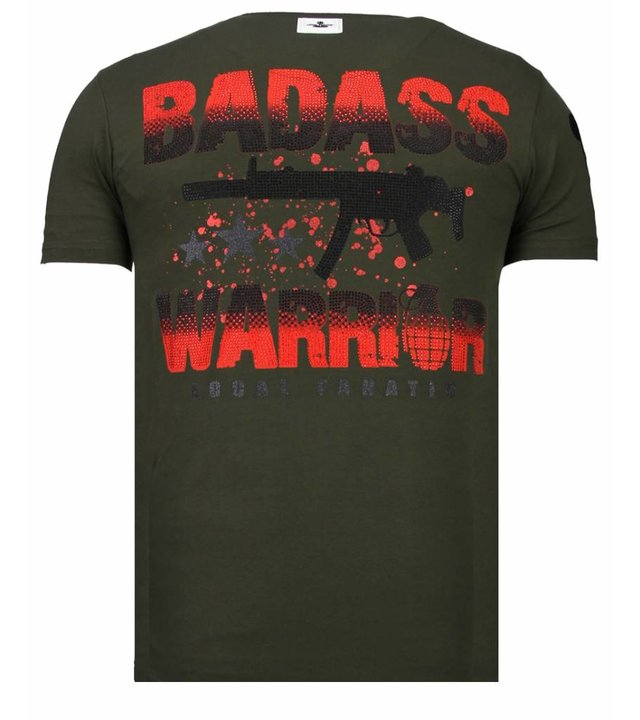 Local Fanatic Punisher Mickey - Strass T-shirt - Grün