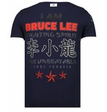 Local Fanatic Fighter Legend - Strass T-shirt - Blau