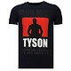 Iron  Mike Tyson - Strass T-shirt - Blau