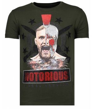 Local Fanatic Notorious Warrior - Strass T-shirt - Grün