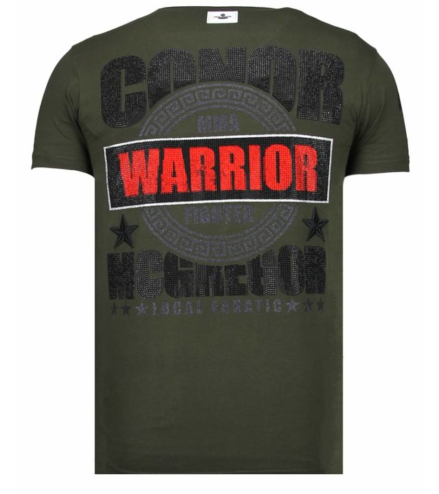 Local Fanatic Notorious Warrior - Strass T-shirt - Grün