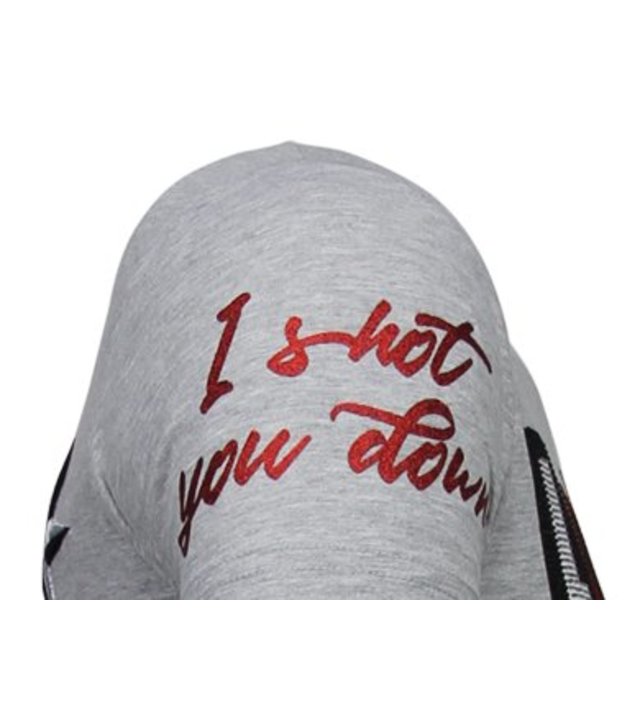Local Fanatic Loyalty Marilyn - Strass T-shirt - Grau