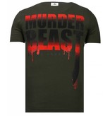 Local Fanatic Hunter Duck - Strass T-shirt - Grün