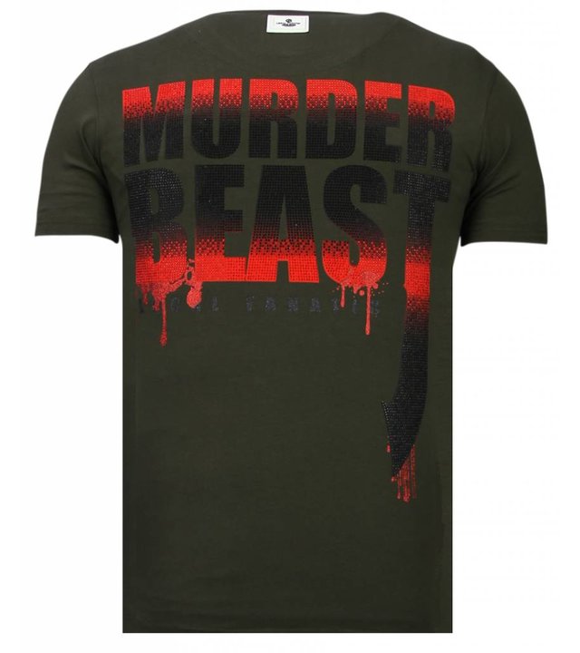 Local Fanatic Hunter Duck - Strass T-shirt - Grün