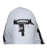 Local Fanatic Terror Panda - Strass T-shirt - Weiß Local Fanatic Terror Panda - Strass T-shirt - Weiß