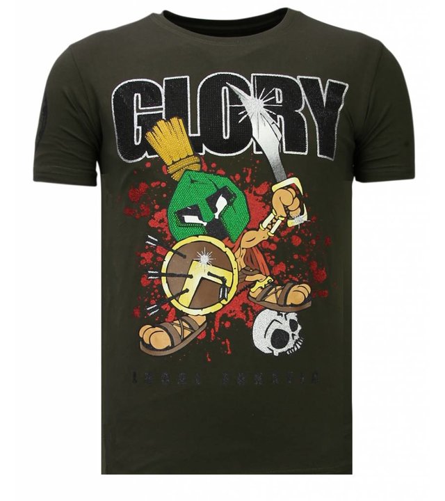 Local Fanatic Glory Martial - Strass T-shirt - Grün