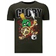 Glory Martial - Strass T-shirt - Grün