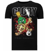 Local Fanatic Glory Martial - Strass T-shirt - Schwarz