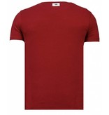 Local Fanatic Iron Man Popeye - Strass T-shirt - Bordeaux