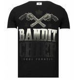 Local Fanatic Bandit Chief - Strass T-shirt - Schwarz